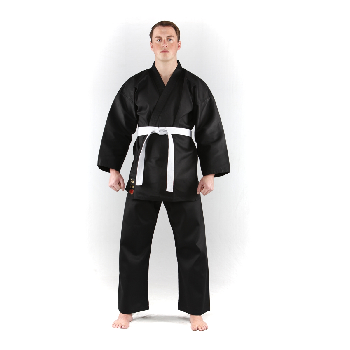 Adults Black Karate Gi ~ 7.5oz - Ki Martial Arts Ltd