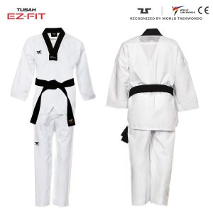 World Taekwondo Black Collar Fighter Uniform