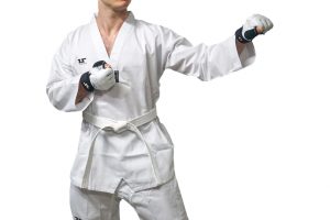 Adults World Taekwondo White Collar Uniform