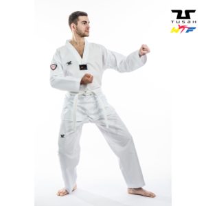WTF Approved White Collar Fighter Uniform