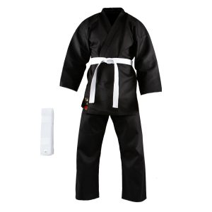 Adults Black Karate Gi ~ 7.5oz