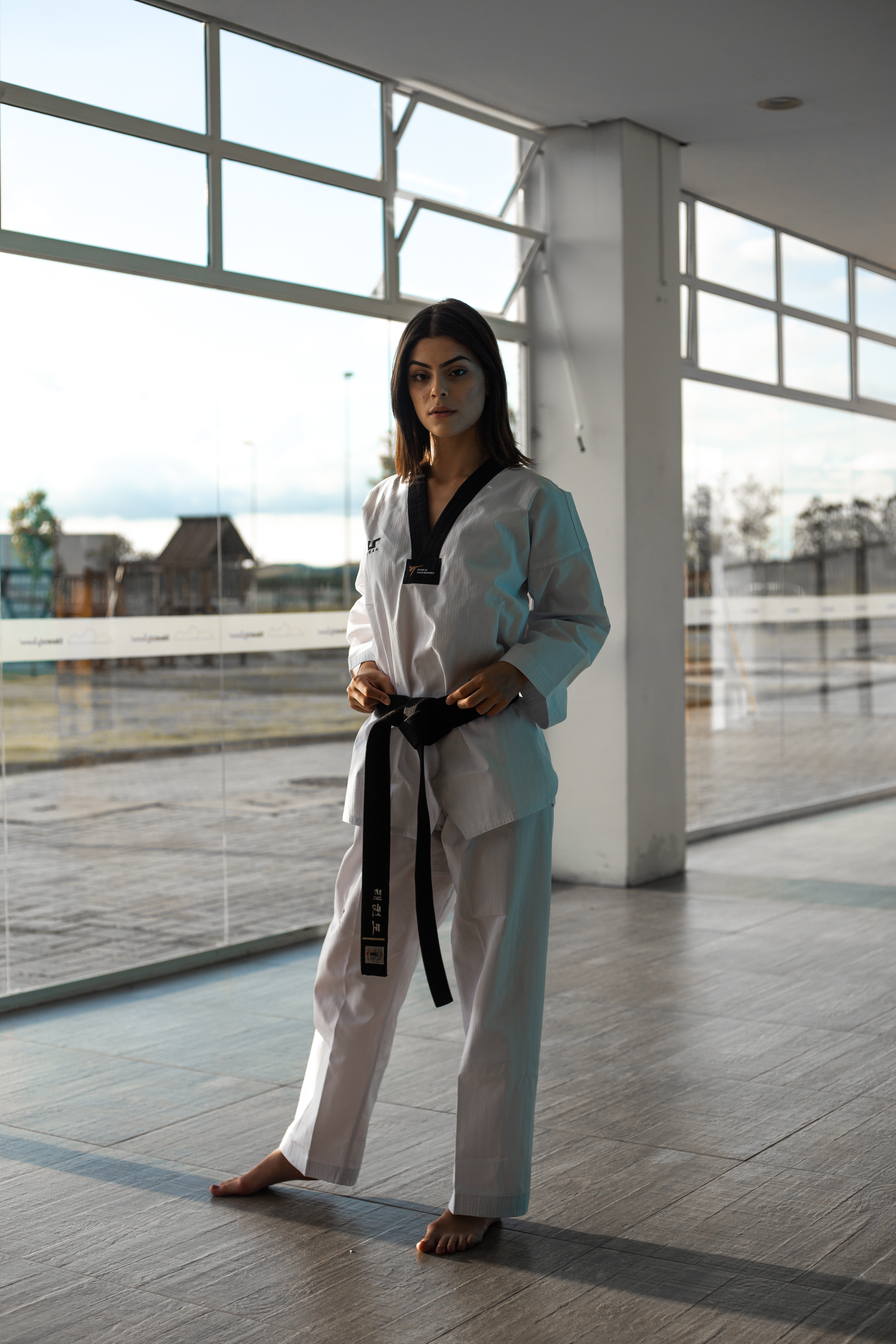 Taekwondo black belt uniform hotsell