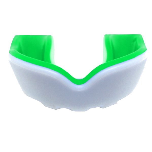 Pro Shield Double Layer Mouthguard White/Green