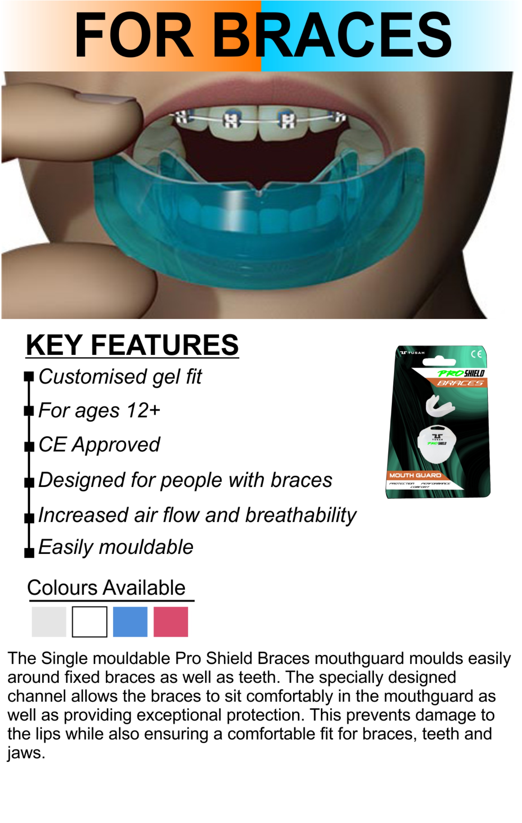 Finally! A Wrestling Mouthguard Designed For Braces