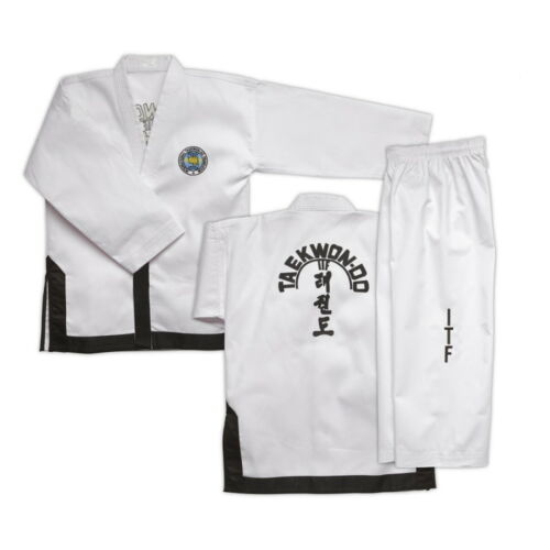 ITF Taekwondo Suit Black Trim